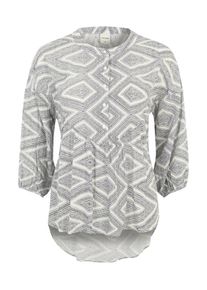 STUDIO By ONLY, Damen Blusenshirt 'Studarcy', Blau / Offwhite