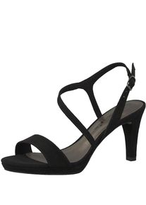 Tamaris, Damen Sandale 'Asymmetrisch', Schwarz