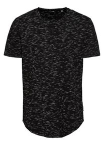 Only & Sons Only & Sons, Herren T-Shirt 'onsMATTY MELANGE LONGY TEE', Schwarzmeliert