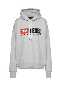 Diesel, Damen Hoodie 'DIVISION', Graumeliert