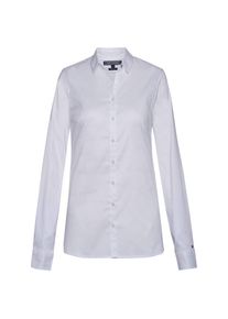 Tommy Hilfiger, Damen Blusen 'AMY STR SHIRT LS W1', Weiß