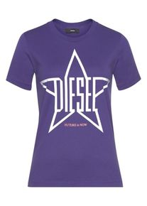 Diesel, Damen Shirt 'T-Sily-Za', Dunkellila
