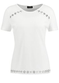 Taifun, Damen T-Shirt, Wollweiß