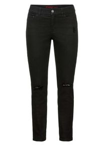 sheego Denim, Damen Stretch-Jeans, Schwarz