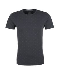 s.Oliver RED LABEL, Herren T-Shirt, Hellblau / Schwarz