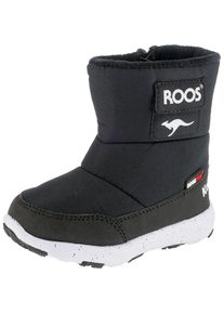 Kangaroos, M&auml;dchen Winterstiefel 'SNOWBALL', Schwarz / Wei&szlig;