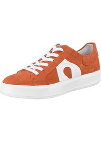 JOLANA & FENENA JOLANA & FENENA, Damen Sneakers 'Trump', Dunkelorange / Wei&szlig;