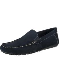 Geox, Herren Klassische Slipper 'Snake Mocassino', Dunkelblau