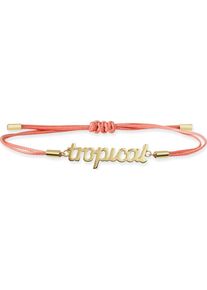 CAI Caï, Damen Armband 'C7129B/90/00/16+3', Gold / Koralle