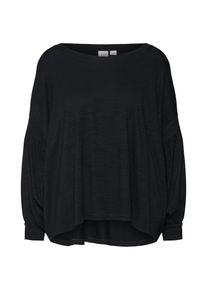 GAP, Damen Shirt 'LS VLM SLV TOP', Schwarz