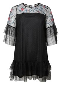 JUNAROSE, Damen Kleid, Schwarz