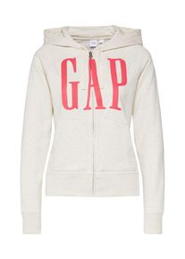 GAP, Damen Sweatjacke, Elfenbein / Hellrot