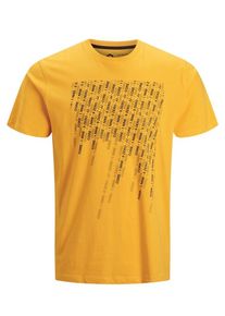 Jack & Jones JACK & JONES, Herren T-Shirt, Goldgelb / Graphit