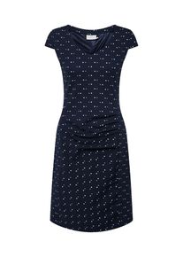 Kaffe, Damen Kleid 'Abel India', Marine / Weiß
