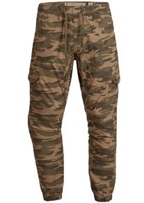 INDICODE JEANS, Herren Cargohosen ' Levi Cargo ', Grasgrün