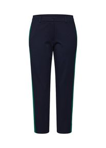 Esprit, Damen Hose 'Jogger Pants woven', Nachtblau / Smaragd / Weiß