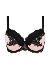 Ulla Popken, Damen Bügel-BH, Rosé / Schwarz