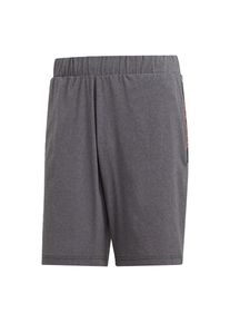 adidas Performance, Herren Shorts 'Matchcode 9-Inch', Dunkelgrau / Neonrot / Schwarz
