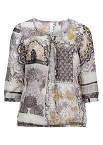 sheego Style, Damen Chiffontunika, bunt