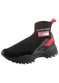Calvin Klein, Damen Sneaker 'Tysha', Rot / Schwarz