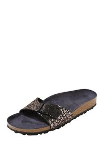 Birkenstock, Damen Pantolette 'Madrid', Nachtblau / Schwarz