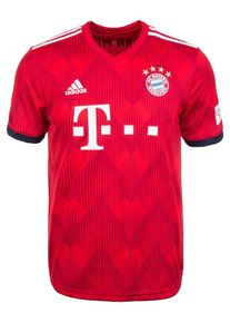 adidas Performance, Herren FC Bayern M&uuml;nchen Trikot 'Home M&uuml;ller 2018/2019', Rot / Wei&szlig;