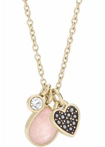 Fossil, Damen Kette 'JF02859710', Gold / Rosegold / Schwarz