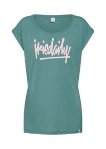 Iriedaily, Damen T-Shirt 'Taggety', Petrol