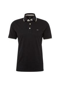 Jack & Jones JACK & JONES, Herren Poloshirt 'JJEPAULOS POLO SS', Schwarz