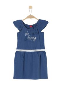 s.Oliver Junior, Mädchen Jerseykleid, Blau