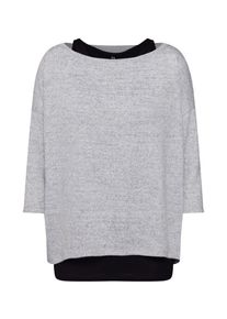 Only, Damen Shirt 'onlALBERTA', Grau / Schwarz