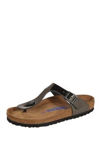 Birkenstock, Damen Zehentrenner 'Gizeh', Anthrazit