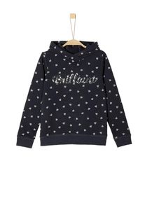 s.Oliver Junior, Mädchen Hoodie, Nachtblau / Silber
