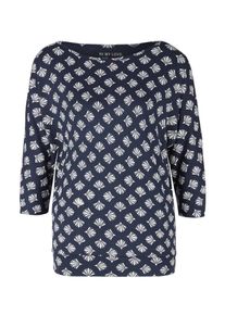 s.Oliver RED LABEL, Damen Shirt, Dunkelblau / Weiß