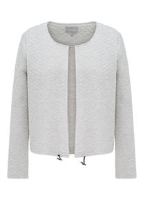 Broadway NYC FASHION, Damen Strickjacke 'NATALIJA', Hellgrau / Graumeliert