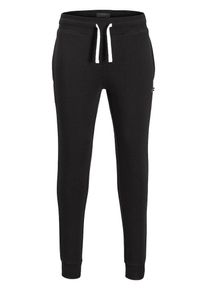 PRODUKT, Herren Slim Fit Sweathose, Schwarz / Weiß