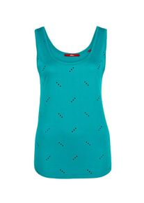 s.Oliver RED LABEL, Damen Top, Türkis / Schwarz