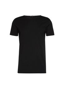 Drykorn, Herren T-Shirt in Gart Dyed 'Kendrick', Schwarz