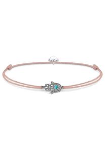 Thomas Sabo, Damen Armband 'Fatimas Hand', Beige / Silber
