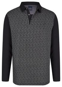 Daniel Hechter, Herren Polo-Shirt, Grau / Schwarz