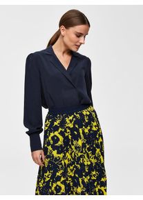 Selected Femme, Damen Blusenbody, Navy