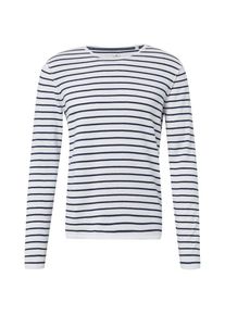 Tom Tailor, Herren Pullover, Nachtblau / Offwhite
