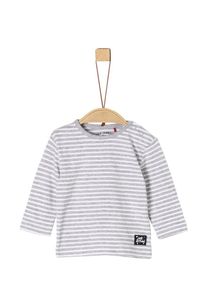 s.Oliver Junior, Mädchen Shirt, Grau / Weiß