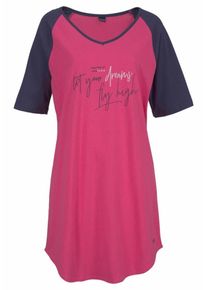 Arizona, Damen Bigshirt, Marine / Pink