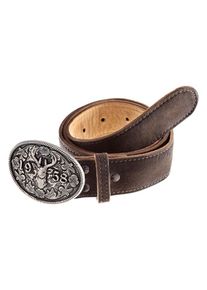 Krüger Buam Krüger Buam, Herren Trachtengürtel, Braun