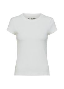 Review, Damen Shirt 'TIGHT', Wei&szlig;