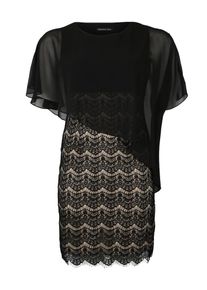 Swing Curve, Damen Kleid, Gold / Schwarz