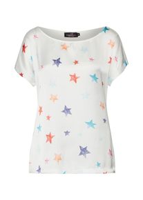 Zwillingsherz, Damen Shirt, Mischfarben / Wei&szlig;