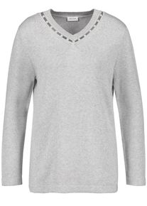 Gerry Weber, Damen Pullover, Graumeliert