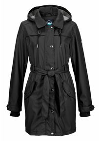 Polarino, Damen Regenjacke, Schwarz